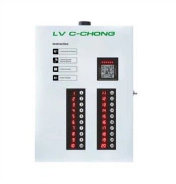 Intelligenter Ladestapel mit 20 Leitungen